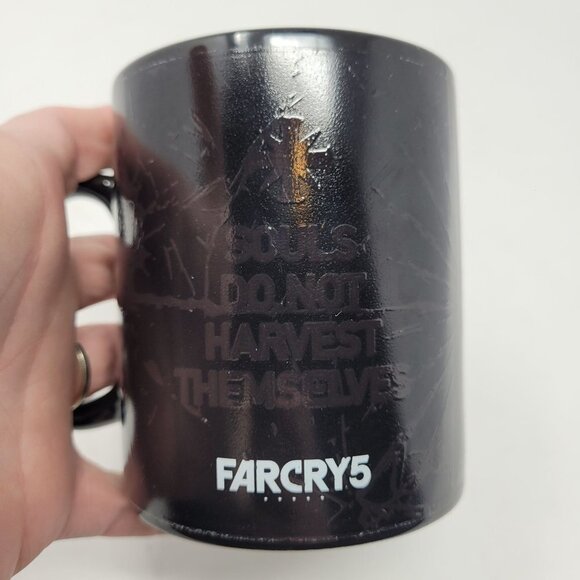 Farcry 5 Heat changing Cult Hope County Freedom Faith Black Coffee Tea 8 oz - Picture 3 of 10